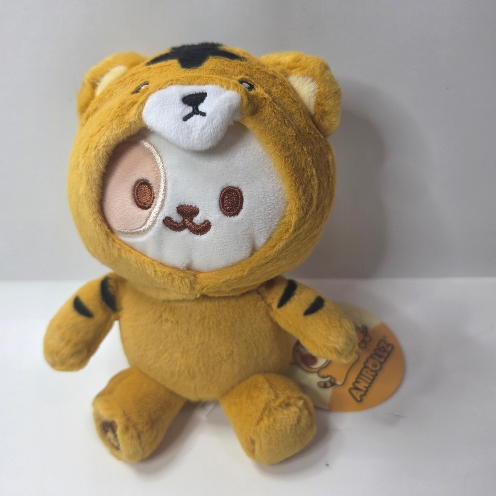 Anirollz Puppiroll Dog Plush Tiger Costume Animal Outfitz 6" Stuffed Toy NWT